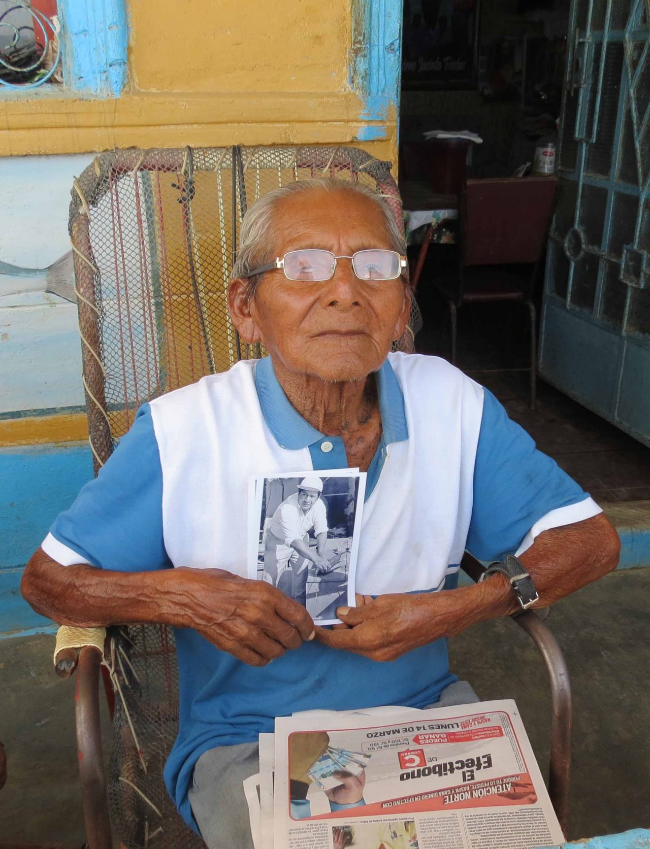 Don Máximo aus Cabo Blanco liebt das Meer und das Fischen Hemingways Welt