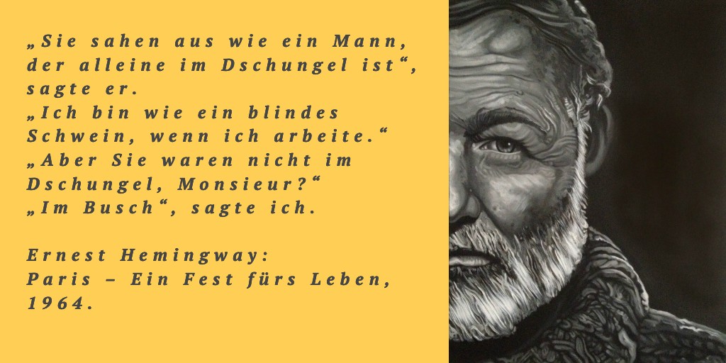 Ernest Hemingway Zitat